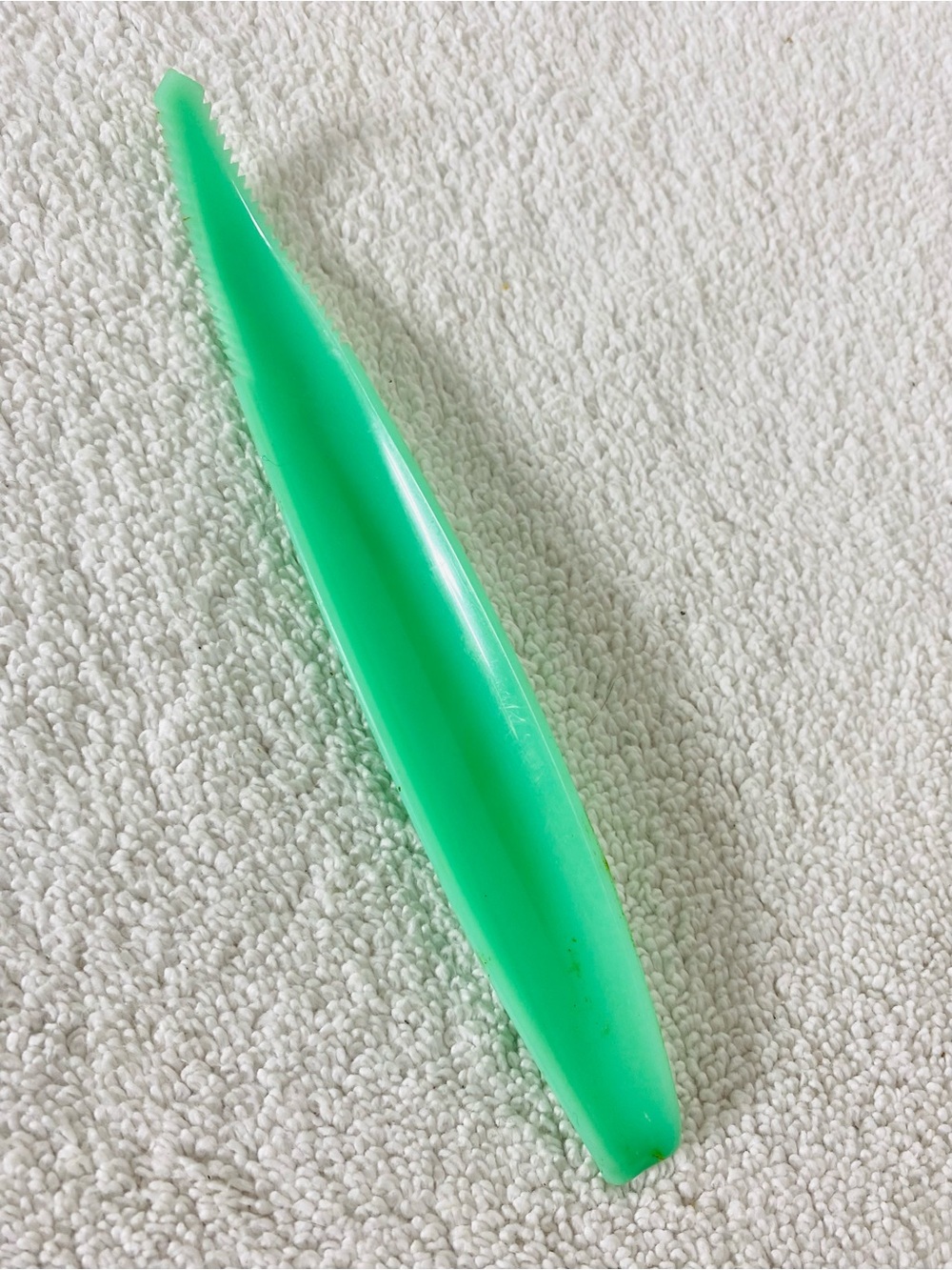 5/$35 Vintage Tupperware 885 Jadeite Green Lettuce Corer Citrus Knife Tool